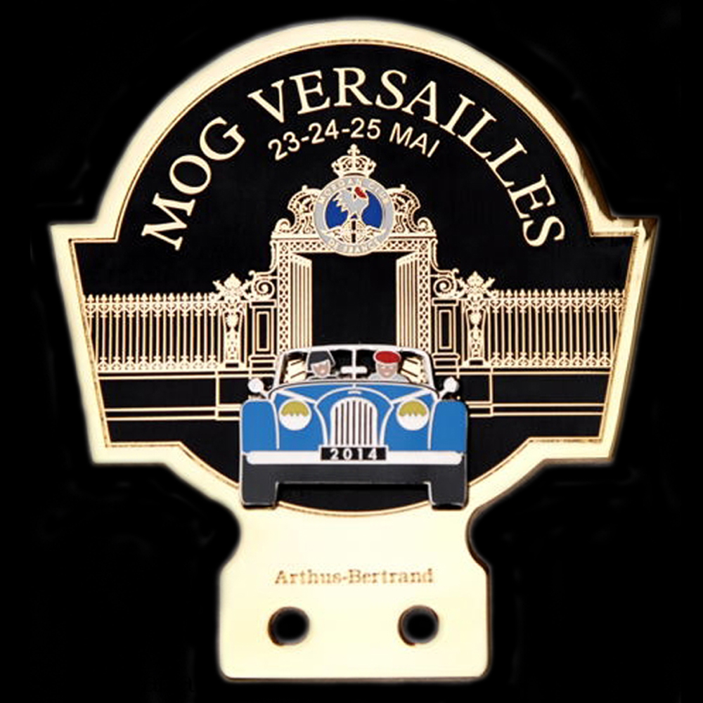 Morgan Club de France Versailles car badge